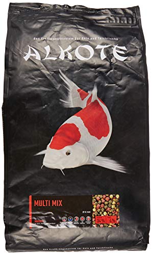 AL-KO-TE, 1-Jahreszeitenfutter für Kois, Sommermonate, Schwimmende Pellets, 6 mm, Hauptfutter Multi Mix, 3 kg von AL-KO-TE