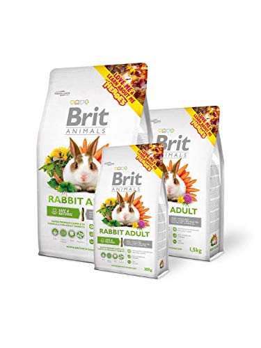 Brit Animals Rabbit Adult Complete | 300g Premium-Chinchillafutter von AL-KO-TE