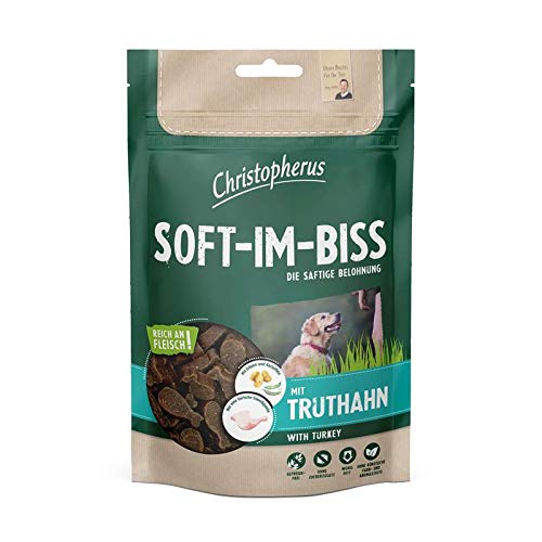 Christopherus Soft-Im-Biss mit Truthahn | 12x 125g Hundesnack von AL-KO-TE