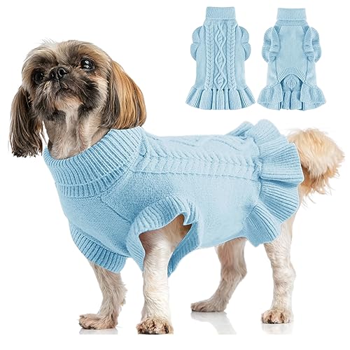 ALAGIRLS Halloween Kostüm Hund Hund Weihnachten Pullover Hundepullover Hunter ALASW303-LightBlue-XL von ALAGIRLS