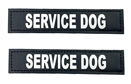 Albcorp Reflektierende Hunde-Patches Haken Backing Service Dog Service Dog in Training Do Not Pet Emotional Support Therapy Hund Best Friend In Training Tierweste Geschirr Halsbänder Leine von ALBCORP