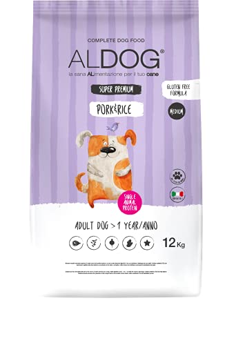 ALDOG CROCCHETTE ADULT MAIALE E RISO MEDIUM. 12KG von ALDOG