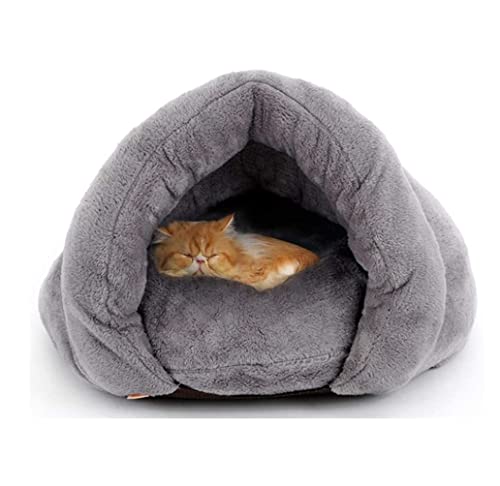 ALEjon Beruhigendes Hundebett, Herbst-Winter-Welpen-Haustierbett, Katze, Hund, weiches, warmes Nest, Zwingerbett, Höhle, Haus, Schlafsack, Matte, Polster, Zelt, Haustiere, gemütliche Betten, von ALEjon