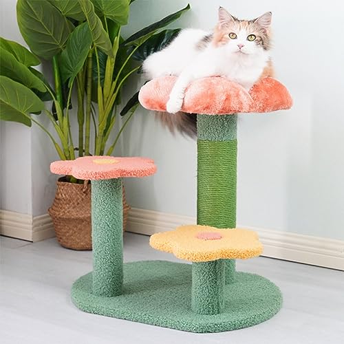 Interaktiver Kitty Haven: Mehrstöckiger Kratzbaum mit Spielzeug, Kratzbaum und Kletteraktivitätszentrum für Zimmerkatzen von ALEjon