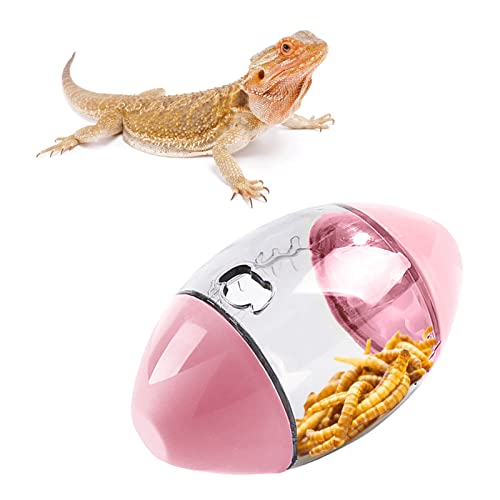 ALI2 Lizard Feeder Toys Bartdrachen-Bereicherungsspielzeug, Reptilien, interaktives Rugby-Spielzeug für Bartdrachen, Eidechse, Gecko und kleine Tiere von ALI2