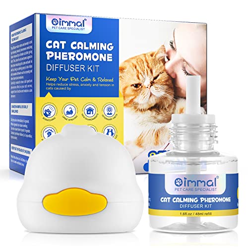 Beruhigender Diffusor für Katzen, beruhigender Stopfen-Diffusor für Katzen, beruhigendes Pheromon-Starter-Set hilft bei der Ruduzierung von ängstlichen, stressfreien und tröstenden Katzen, von ALIVO