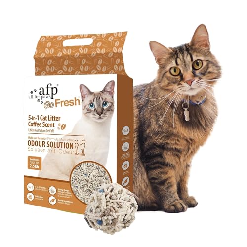 ALL FOR PAWS Katzenstreu (1 Packung (Kaffee-Duft)) von ALL FOR PAWS