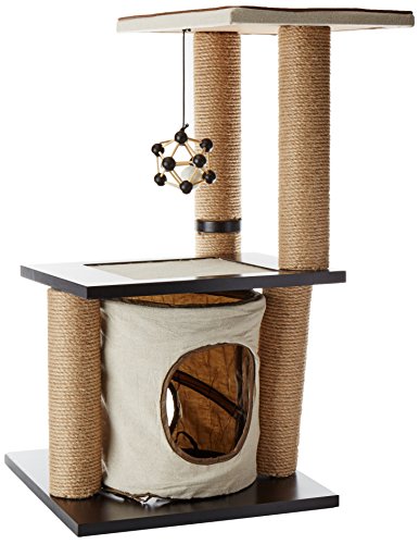 AFP Kratzbaum Two Level Climb and Play Scratcher von ALL FOR PAWS