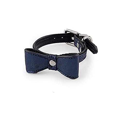 ALL FOR PAWS AFP3536 Fliegenhalsband für Hunde Glamour Dog XS, Night Blue und Dunkelblau glänzend von ALL FOR PAWS