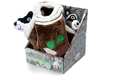 ALL FOR PAWS Dig it Baumstamm Burrow mit 2 niedlichen Spielzeugen, klein, 2 kg von ALL FOR PAWS