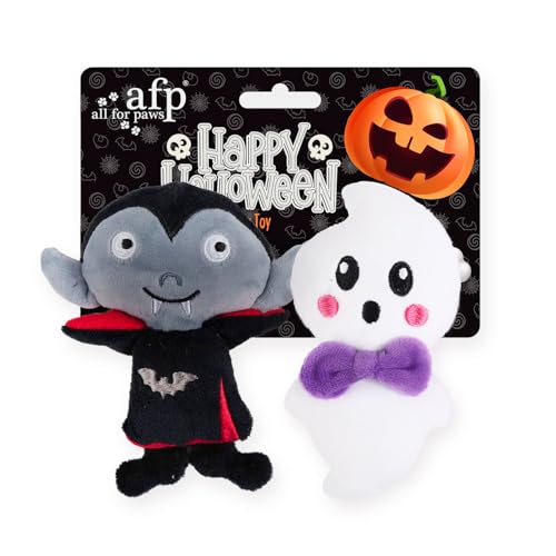 ALL FOR PAWS Halloween-Plüsch-Hundespielzeug, Geister- und Fledermaus-Formen von ALL FOR PAWS