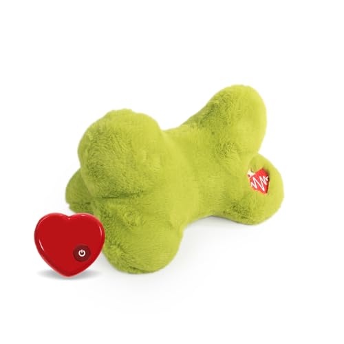 ALL FOR PAWS Kuscheltier für Hunde, Welpenspielzeug Hunde Herzschlag Plüschtier Welpe Verhaltenshilfe Plüschtier Haustier Plüschtier… (Green Pillow (One Heartbeat)) von ALL FOR PAWS