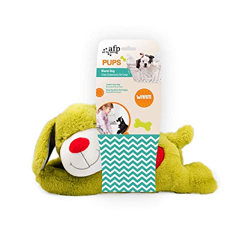 ALL FOR PAWS Kuscheltier für Hunde, Welpenspielzeug Hunde Herzschlag Plüschtier Welpe Verhaltenshilfe Plüschtier Haustier Plüschtier… (Warm Dog(One Warmbag)) von ALL FOR PAWS