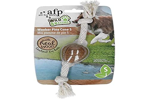 ALL FOR PAWS Wild & Nature Woober Kauspielzeug für Hunde, Tannenzapfen, Größe M, 4,7 kg von ALL FOR PAWS