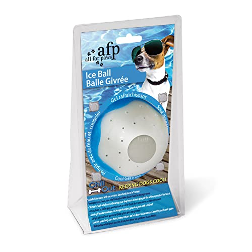 All for Paws Chill Out Ice Ball Kauspielzeug für Hunde, Größe M, 3 kg von ALL FOR PAWS