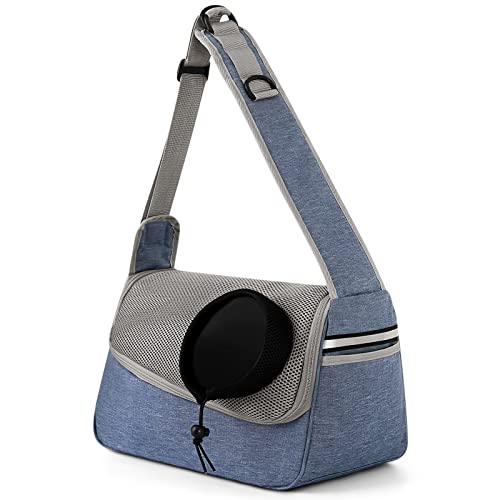 ALLSOPETS Hundetasche Tragetuch Hund Schultertasche Katzentragetasche Haustiere Tasche für Katzen und Hunde Geeignet für Haustiere innerhalb von 5 kg (Königsblau) von ALLSOPETS