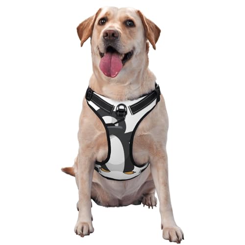 Pinguin Dabbing Pet Traction Vest Pet Traction Chest Strap Vest Harness Outdoor Dog Walking von ALLiYa