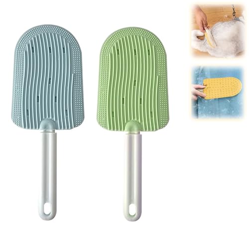 ALOEU Cat Tongue Comb, Cat Tongue Brush, 2 PCS Cat Brush Cat Tongue Comb for Natural Grooming, Cat Tongue Licking Hair Comb, Simulated Cat Tongue Comb(A) von ALOEU