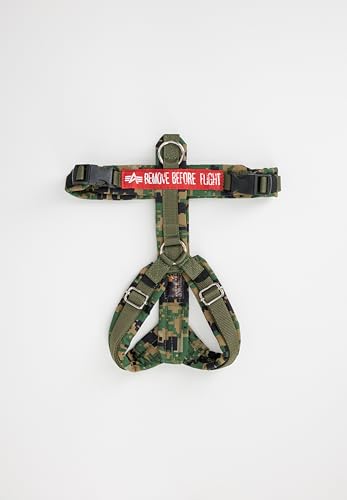 Alpha Industries Alpha Dog Harness, Digi Olive Camo, M von ALPHA INDUSTRIES