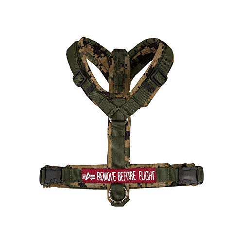 Alpha Industries Alpha Dog Harness, Digi Olive Camo, XXL von ALPHA INDUSTRIES