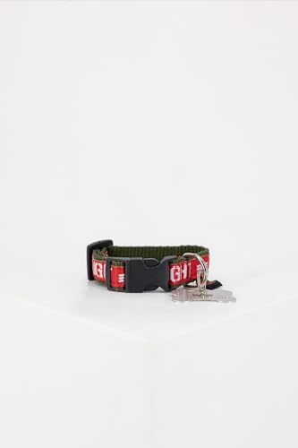 Alpha Industries RBF Dog-Tag Collar, Dark Olive, L von ALPHA INDUSTRIES