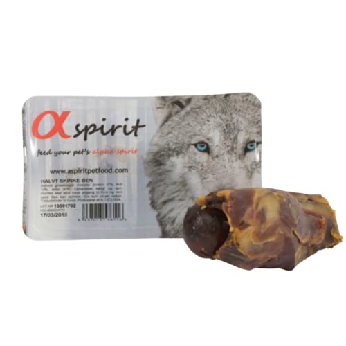 Alpha Spirit Schinkenknochen für Hunde 15x150g | Hundekauknochen | Hunde leckerlis | Kauknochen für den Hund | Hund zahnpflege von ALPHA SPIRIT