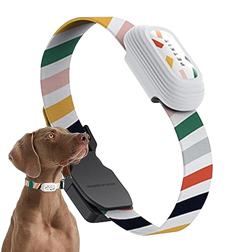 ALWIDA Smart Pet Halsband, Hundehalsband mit kabelloser Glocke, Silikon, wasserdicht, Aktivitätserkennung, 2 LR44-Batterien, Standard, verstellbar, Haustier-Gesundheitsüberwachung, von ALWIDA