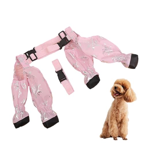 Hunde-Leggings – Hundestiefel-Leggings | atmungsaktiver Hundepfotenschutz | wasserdichte Hundestiefel mit verstellbaren Schnallenriemen | wasserdichte Winter-Schneestiefel verlieren nie wieder einen von ALWIDA