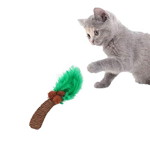 Katzen Kratzbrett Cat Toy Pappkatzenkratzer Katzenkratzbäume Katzenkratzbaum Cat Sofa Beschützer Kratzbaum Kratzbäume für Katzen Katzenpfosten Coconut Tree von AMILKS