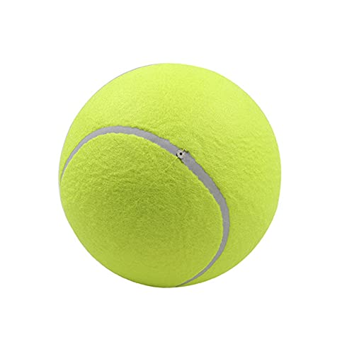 AMIUHOUN Haustier Spielzeug 24CM Tennis Ball für Hunde Kauen Spielzeug Aufblasbarer Tennis Ball Signature Haustier Spielzeug Ball Bedarf von AMIUHOUN