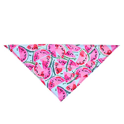 Bandanas für Hunde, Haustier, Hundehalstuch, waschbar, Donut-Druck, Lätzchen, Hunde, Obst, Halstuch, Set Haustierzubehör für kleine, große Hunde, 3 Stück F S von AMOIZH