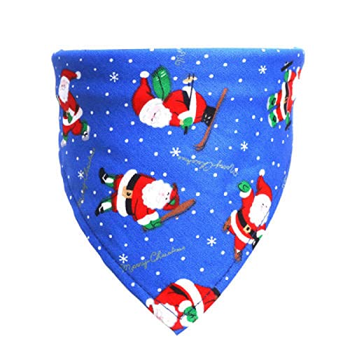 Bandanas für Hunde, Weihnachten, Haustier-Halstuch, Halsband für Hunde, Katzen, Baumwolle, dreieckig, Schal, Halsband mit Muster für Welpen, 10 Stück, 5, 62 x 43 x 43 cm von AMOIZH