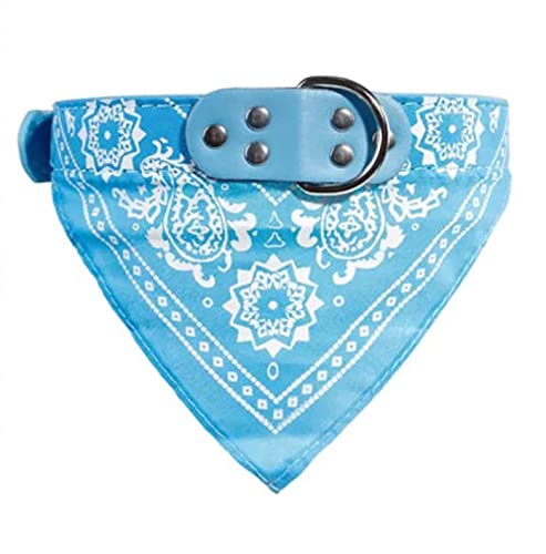 Bandanas für Hunde, verstellbar, kleines Hundehalsband für Hunde, kleines Haustier, Slobber Handtuch, Pitbull Katzenhalsband, Druckdesign, Halstuch, 2 Stück, D XXL von AMOIZH