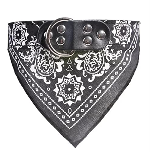 Bandanas für Hunde, verstellbar, kleines Hundehalsband für Hunde, kleines Haustier, Slobber Handtuch, Pitbull Katzenhalsband, Druckdesign, Halstuch, 2 Stück C XL von AMOIZH