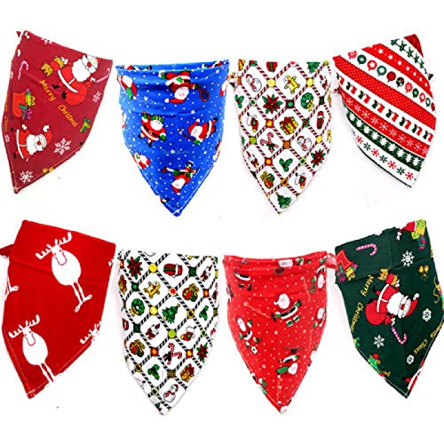 Bandanas für Hunde Hund Katze Bandanas Schal Verstellbar Baby Hunde Katzen Lätzchen Dreieckige Fliege Haustier Fellpflege Zubehör 50 Stück C S von AMOIZH