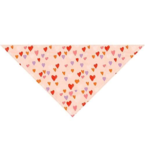 Bandanas für Hunde Liebe Herz Muster Haustier Katze Hund Bandana Halstuch Dreieck Halstuch Speichel Handtuch Haustier Zubehör 3pcs 04 M von AMOIZH