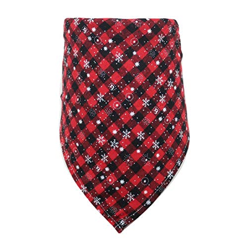 Bandanas für Hunde Weihnachten Hund Bandana Haustierbedarf Hunde Haustiere Bandanas Schal Kleine Hunde Lätzchen Baumwolle Hundezubehör 3 Stück B M von AMOIZH