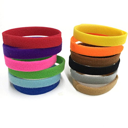 Hundehalsband, für Neugeborene und Haustiere, verstellbar, Nylon, für kleine Haustiere, Halskette, Welpenhalsbänder, 12 Stück von AMOIZH