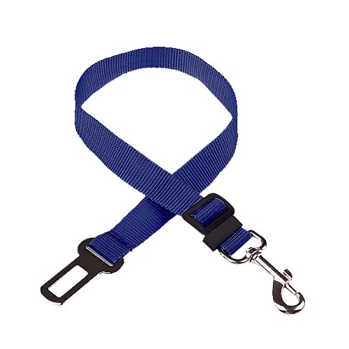 Hundehalsband Haustier Katze Hund Auto Sicherheitsgurt Verstellbarer Haustier Sitz Fahrzeug Hundegeschirr Leine Clip Sicherheitshebel Traktion Hundehalsband 2 Stück Blau von AMOIZH