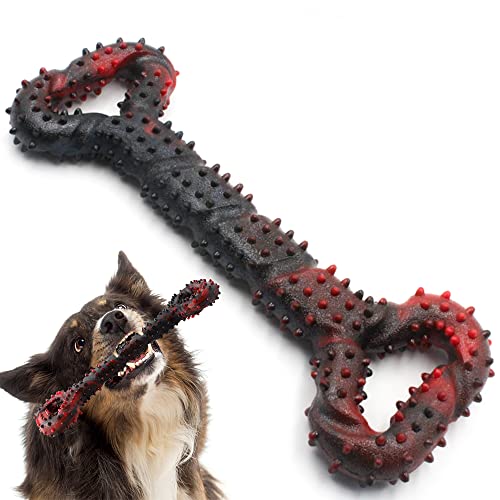 AMOMI PET Hundespielzeug für Aggressive Kauer, großes Hundespielzeug mit konvexem Design, Naturkautschuk, Zerrspielzeug für energetische Hunde, mittelgroße und große Hunde, Zahnreinigung von AMOMI PET