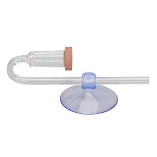 AMONIDA Aquarium CO2 Diffusor Enge Struktur U-Form Rohr Aquarium CO2 Diffusor Transparent für Pflanzentank von AMONIDA