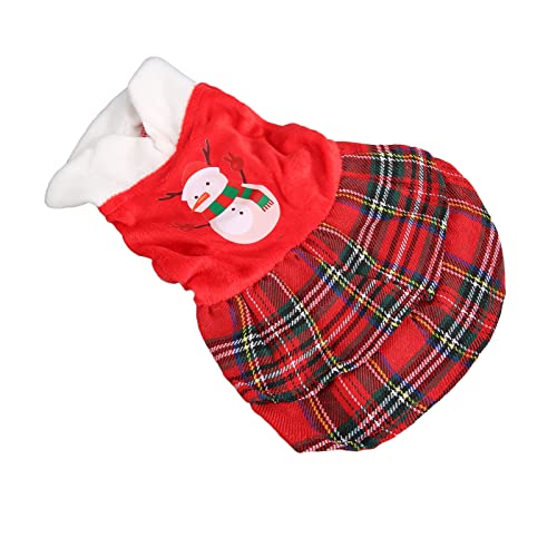 AMONIDA Hundeweihnachtskleid, Auffälliges, Bequemes, Atmungsaktives Hundekleid für Kleine Hunde für Partys (XS) von AMONIDA