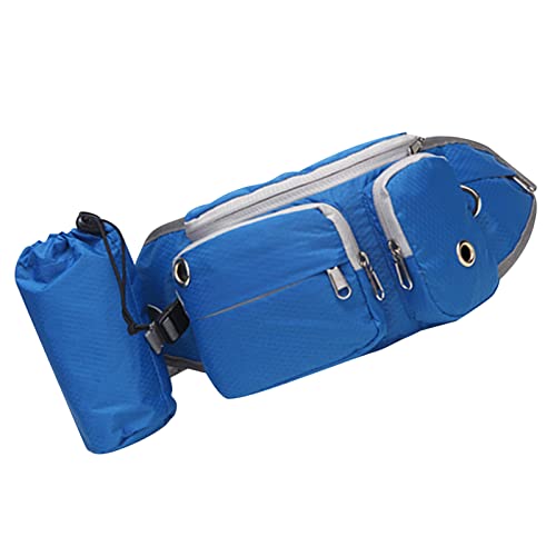 AMONIDA Leckerli-Tasche für Hunde, Weiches Futter, Multifunktionale Hunde-Gürteltasche (Blau) von AMONIDA