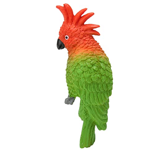 AMONIDA Papageien-Aquarium-Anhänger, Innovative, Sichere, Bunte Papageienfiguren aus Kunstharz, Aquarium-Ornament-Simulation für Aquarien (Grün) von AMONIDA