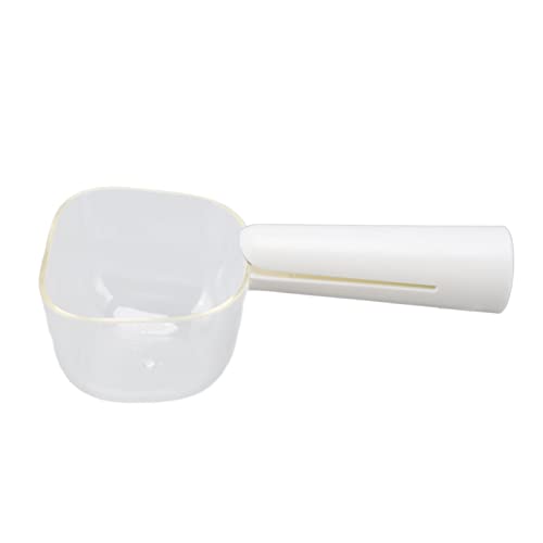 AMONIDA Pet Food Scoop Food Grade Dicke Transparente Katzenfutterschaufel für Welpen für Zuhause (Weiss) von AMONIDA