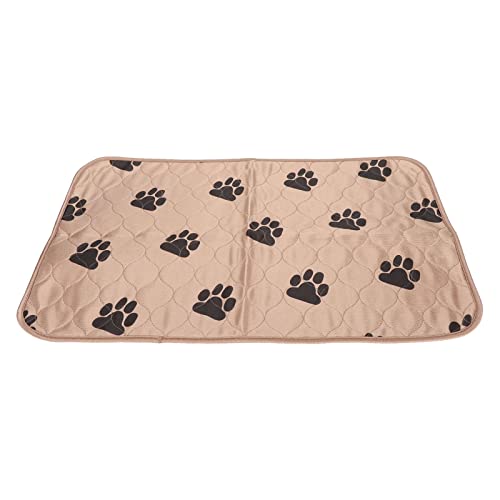 AMONIDA Puppy Dog Pee Pad, Pet Training Pads, Wasserdicht, Waschbar, Wiederverwendbar, Saugfähig für den Innenbereich für Katzen für Haustiere (Dunkelbraun) von AMONIDA