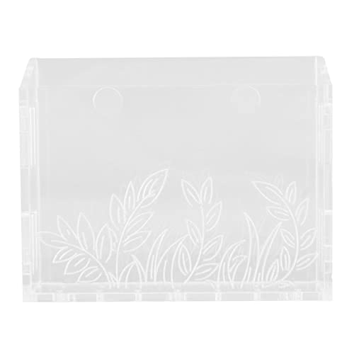 Blumentopf, Wasserpflanzenbecher Twill-Design Transparent für Fische Zum Dekorieren (L) von AMONIDA