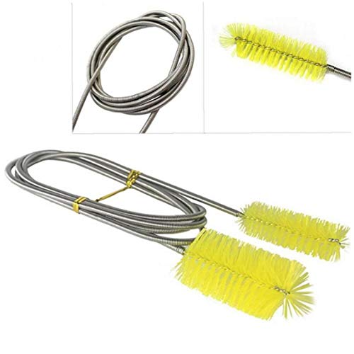 AMOYER Aquarium Luftpumpe Bürste Flexible Aquarium Filterpumpe Doppelkopfbürste Startseite Aquarienfilter Schlauchreinigungsbürste von AMOYER