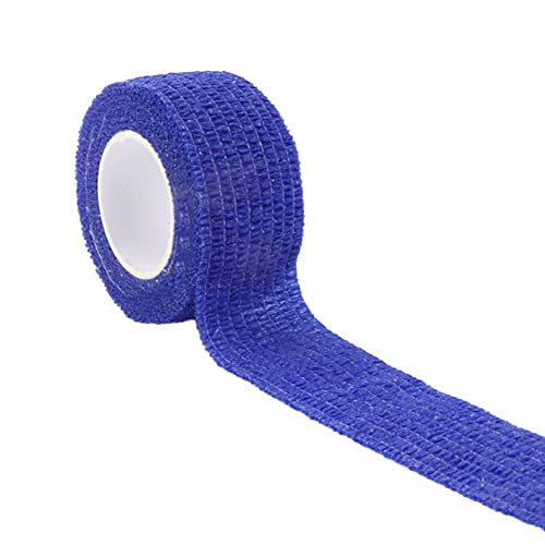 AMZLORD 1 Rollen Selbstklebenr Banda Selbsthaften Verband Kohäsive Banda Elastisch Fixierbin Pet Vet Wrap für r Handlenk Knie Knöcheetauchunn Schwellunn (Navy Blau) von AMZLORD