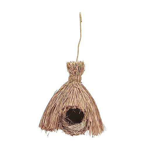 ANDRESLAD Vogelkäfig Nest Stroh Weben Nest Garten Decor für Vögel Vogel Zucht Hause Einfach Installieren von ANDRESLAD